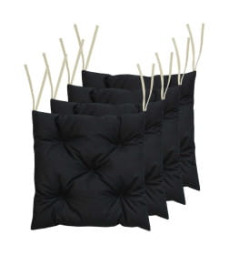 Подушка для сиденья MATEX HOMELY Комплект 4шт Размер: 42x42 Черный 69-218