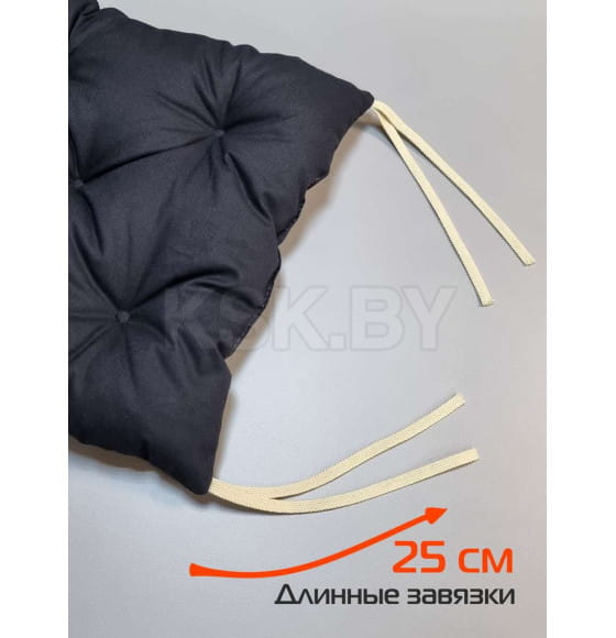 Подушка для сиденья MATEX HOMELY Комплект 4шт Размер: 42x42 Черный 69-218 (69-218) 