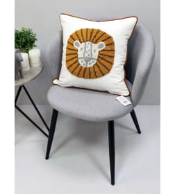 Наволочка декоративная MATEX TUFTED TOYS  Размер: 45x45  белый, коричневый, серый  ALEX-57