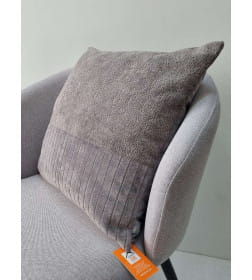 Наволочка декоративная MATEX TUFTED VELVET  Размер: 45x45  серый  ALEX-53