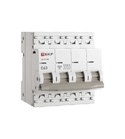Выключатель автоматический ВА 47-63N 4P 63А (C) 4,5 кА PROXIMA EKF