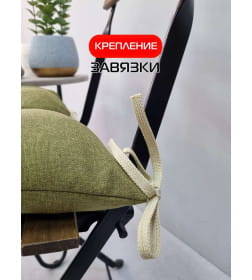 Подушка для сиденья MATEX ФЬЮЖН NEW Размер: 42x42  оливковый  68-143