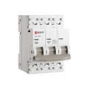 Выключатель автоматический ВА 47-63N 3P 8А (C) 4,5 кА PROXIMA EKF (M634308C) 