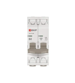 Выключатель автоматический ВА 47-63N 2P 2А (D) 4,5 кА PROXIMA EKF