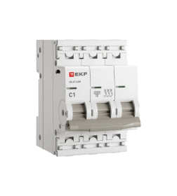Выключатель автоматический ВА 47-63N 3P 1А (C) 4,5 кА PROXIMA EKF