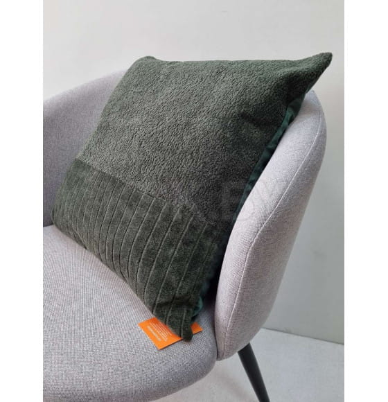 Наволочка декоративная MATEX TUFTED VELVET  Размер: 45x45  темно-зеленый  ALEX-51 (ALEX-51) 