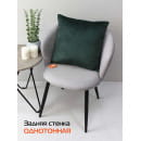 Наволочка декоративная MATEX TUFTED VELVET  Размер: 45x45  темно-зеленый  ALEX-51 (ALEX-51) 