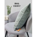 Наволочка декоративная MATEX TUFTED VELVET  Размер: 45x45  мятный  ALEX-52 (ALEX-52) 