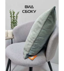 Наволочка декоративная MATEX TUFTED VELVET  Размер: 45x45  мятный  ALEX-52