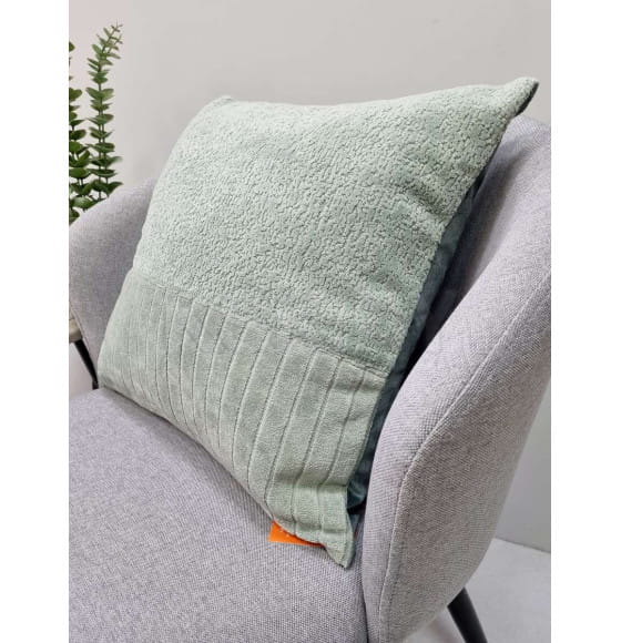 Наволочка декоративная MATEX TUFTED VELVET  Размер: 45x45  мятный  ALEX-52 (ALEX-52) 