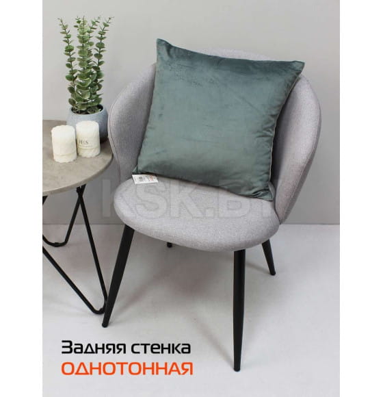 Наволочка декоративная MATEX TUFTED VELVET  Размер: 45x45  мятный  ALEX-52 (ALEX-52) 