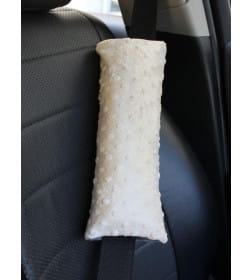 Подушка на ремень безопасности MATEX HILL. Размер: 30x11 бежевый, серый 25-054