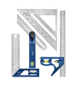 Набор угольников PROFI для столярных работ, 4 предмета VERTEXTOOLS