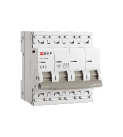 Выключатель автоматический ВА 47-63N 4P 10А (C) 4,5 кА PROXIMA EKF