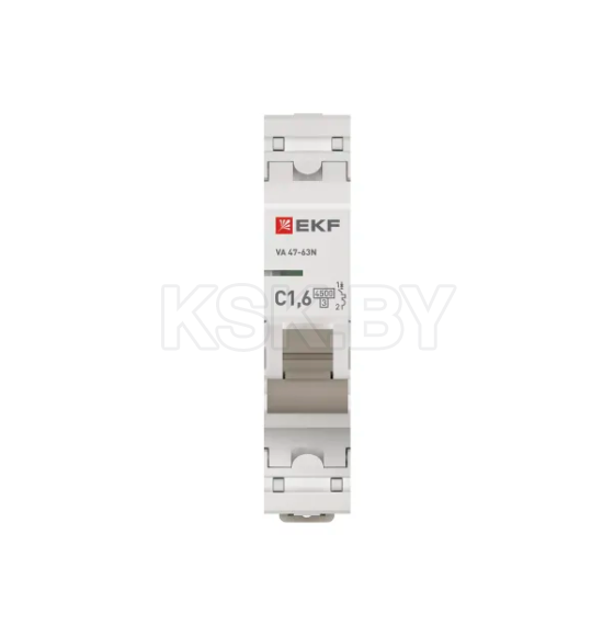 Выключатель автоматический ВА 47-63N 1P 1,6 А (C) 4,5 кА PROXIMA EKF (M63411T6C) 