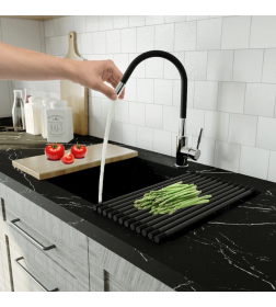 Смеситель для кухни Gross Aqua ColorFlex Matt Black, 3241508MB