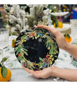 Тарелка круглая "Зимние истории", 20 см