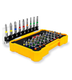 Набор бит, 50 предметов, адаптер, S2 VERTEXTOOLS