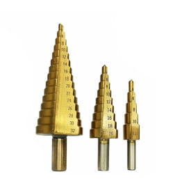 Набор сверло ступенчатое 4-12, 4-20, 4-32мм VERTEXTOOLS