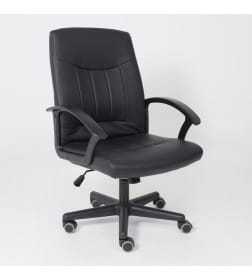 Кресло поворотное POLO, ECO, черный