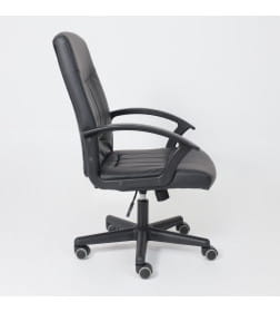 Кресло поворотное POLO, ECO, черный