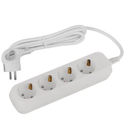 Удлинитель Greenline 4 розетки с заземлением 1,5м ПВС 3x1мм2 ЭРА UDL-16-415-E 