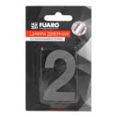 Цифра "2" самоклеящаяся Fuaro SS304 (50х30мм) SSC сатинированный хром (46941) 
