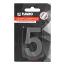 Цифра "5" самоклеящаяся Fuaro SS304 (50х30мм) SSC сатинированный хром (46947) 