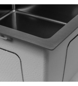 Мойка ARFEKA ECO AR 450*450 BLACK PVD NANO DECOR MILLET GRAINS