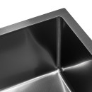 Мойка ARFEKA ECO AR 500*500 BLACK PVD NANO DECOR MILLET GRAINS (ECO AR 500*500 BLACK PVD NANO DECOR) 