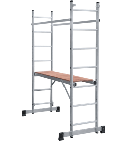 Лестница-помост алюминиевая 2х8 ступеней NV1415 Новая высота 1415208