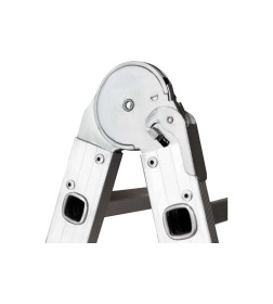 Лестница алюминиевая 2х7 двухсекционная, шарнирная NV331 Новая Высота 3310207