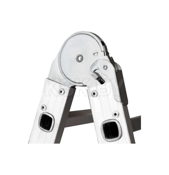 Лестница алюминиевая 2х7 двухсекционная, шарнирная NV331 Новая Высота 3310207 (3310207) 