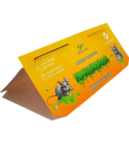 Прилипала липкая пластина "домик" для отлова грызунов 1 шт.