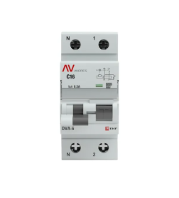 Дифференциальный автомат DVA-6 1P+N 16А (C) 300мА (A) 6кА EKF AVERES