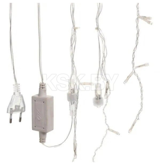 Гирлянда для улицы БАХРОМА Мерцание 3м, 40/60см 100 ламп LED,IP-54, Белый