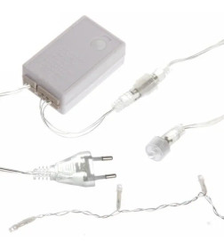 Гирлянда для улицы ЗАНАВЕС 2*1,5 м 320 ламп LED IP-54 белый