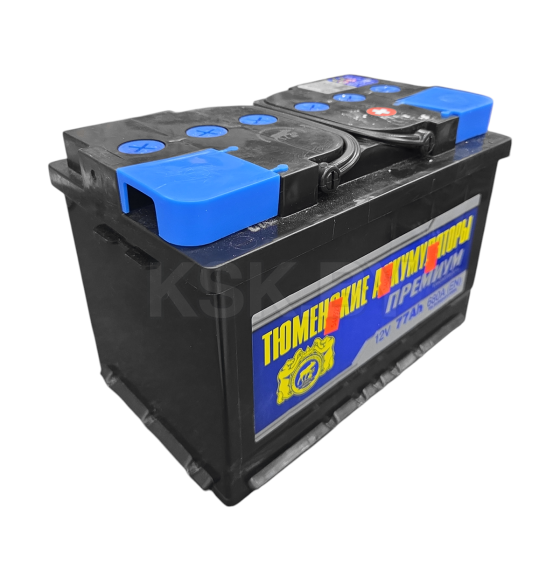 Аккумулятор автомобильный Тюмень Premium 77 Ач о.п. R+