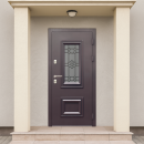 Дверь входная "Термо 3" Шоколад букле/белый софт (правая)  960х2050 мм,уценка