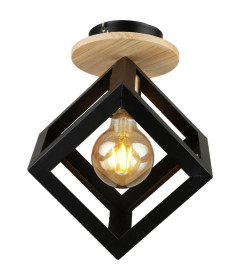 Светильник НПБ 02-60-108 S7053/1 черный/дерево