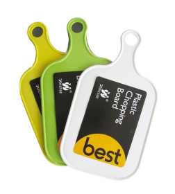 Доска разделочная A343-8993S (34,5x18,8x0,5см) цвет МИКС