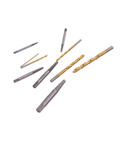 Набор экстракторов и сверл VIRA 10 предметов для выкручивания сломанных болтов и шпилек