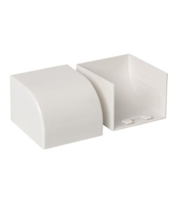 Заглушка (60x40) (4 шт) белая EKF-Plast