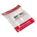 Заглушка (60x40) (4 шт) белая EKF-Plast (ecw-60-40x4) 