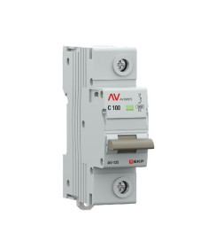 Выключатель автоматический AV-125 1P 100A (C) 10kA EKF AVERES