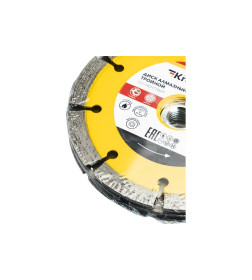 Диск алмазный тройной 125х22,2мм сегментный KRANZ
