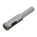 Коронка алмазная по керамограниту 14 х 67 мм, 3-гранный хвостовик Matrix (726143) 