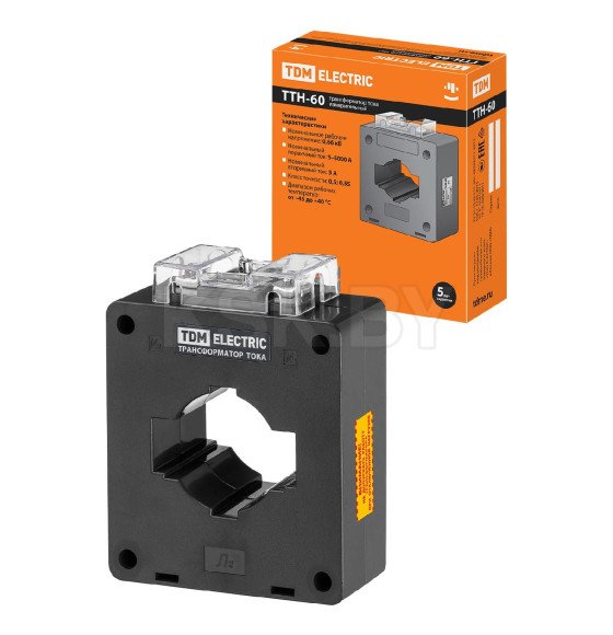 Трансформатор тока измерительный ТТН  60/ 600/5-10VA/0,5-Р TDM SQ1101-1122 (SQ1101-1122) 