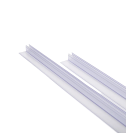 Уплотнители для душевой кабины IDDIS F-образные, ПВХ, стекло 4 мм, 2 шт, ID, 965S4F01DZ