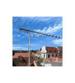 Антенна наружная "АКТИВНАЯ" для аналогового и цифрового ТВ - DVB-T2 (модель RX-415-1) (пакет) REXANT